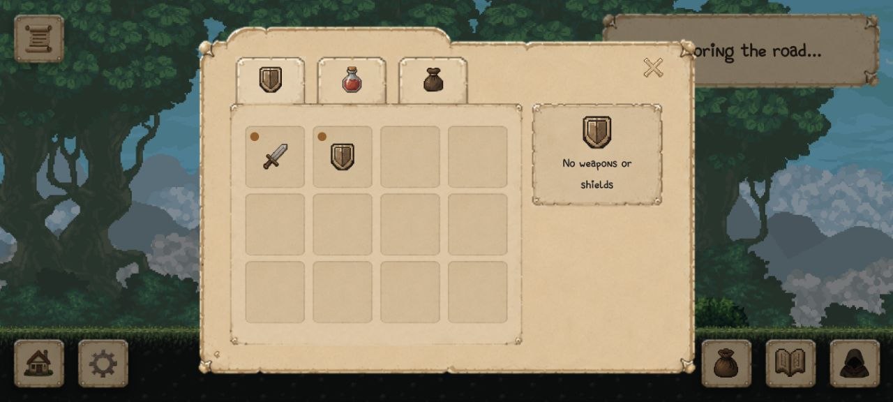 The hero inventory
